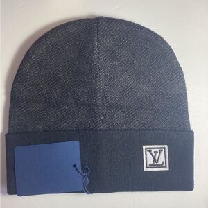 Louis Vuitton Dark Gray Knit Beanie